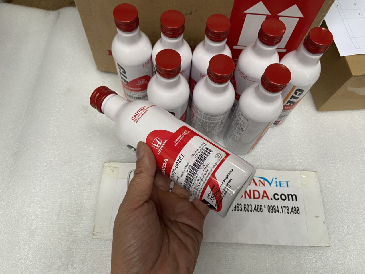 Dung dịch vệ sinh hệ thống nhiên liệu xăng xe Honda